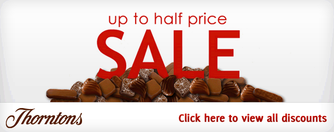 Thorntons Up To Half Price Sale